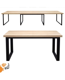 Stół rozkładany 160x90 nogi U metalowe