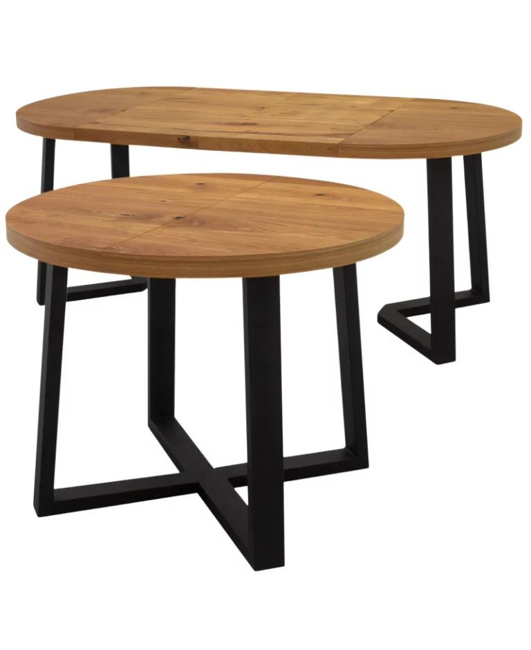 stół okrągły rozkładany