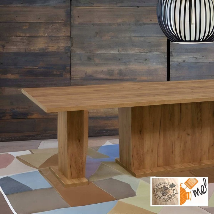 Rozkładany Stół na Kolumnie do Jadalni i Salonu 🛒 sklep@mebllegro