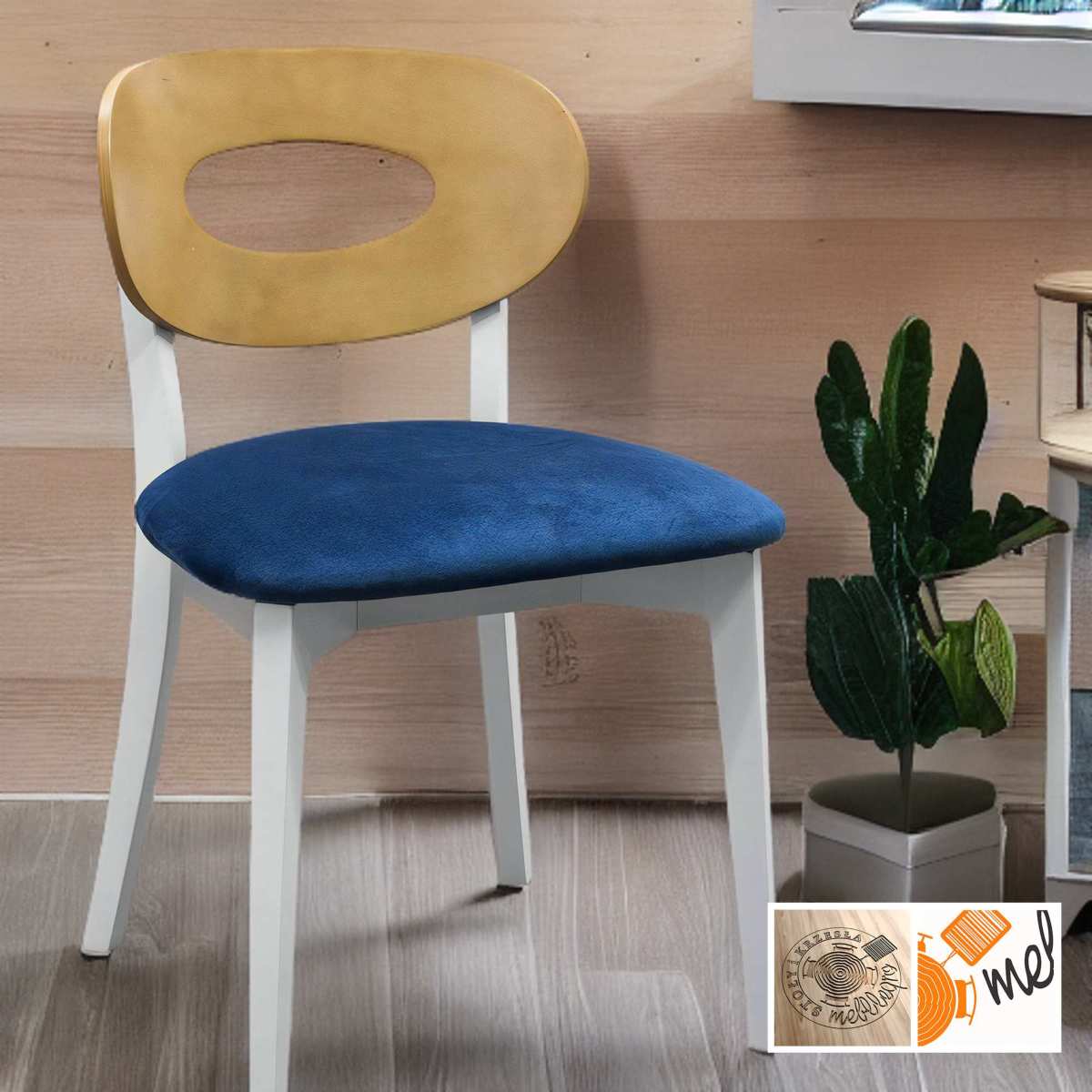 Komfortowe Krzesło Drewnane do Kuchni i Jadalni 🛒 sklep@mebllegro