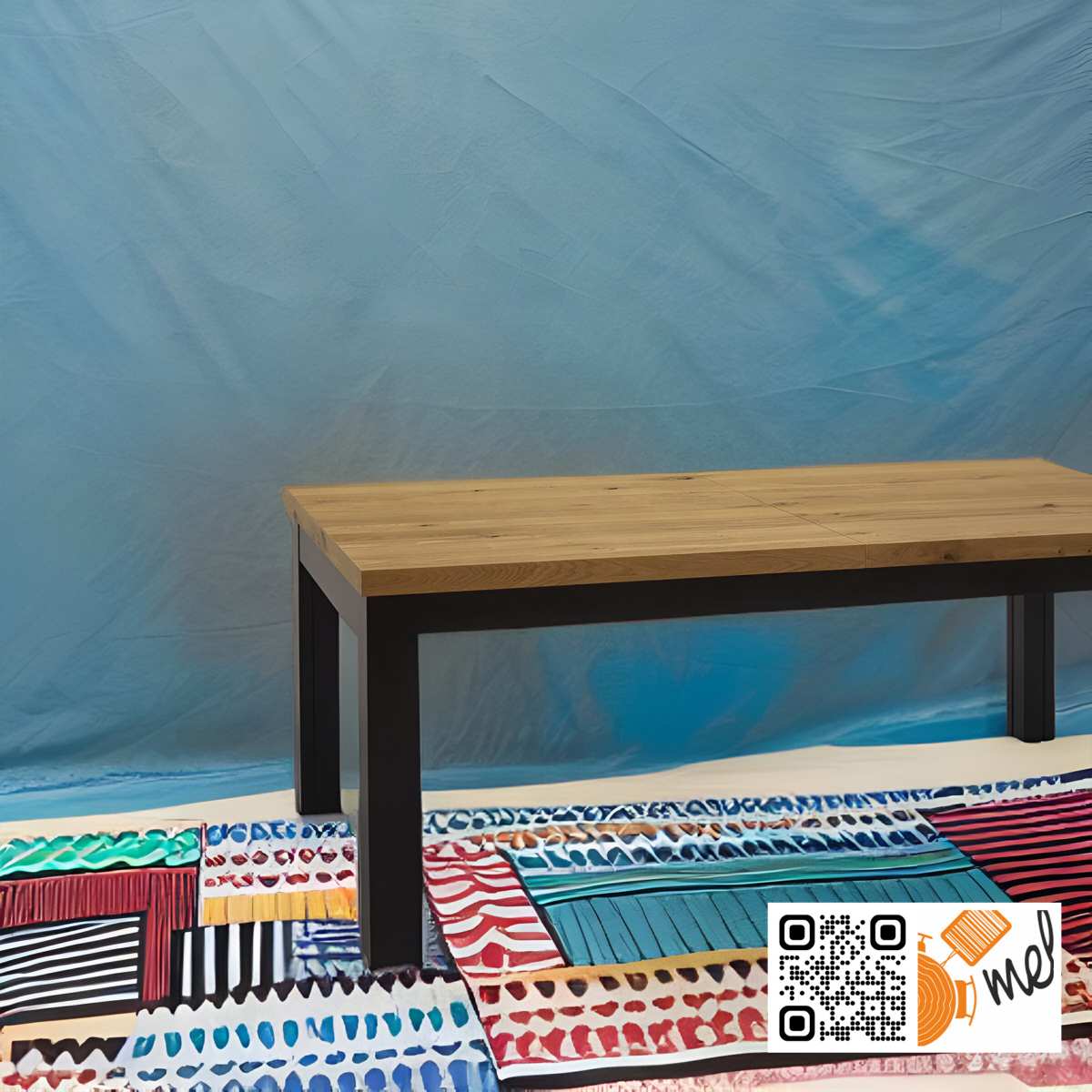 Drewniany Stół Z Ośmioma Nogami - Wyjątkowy Mebel