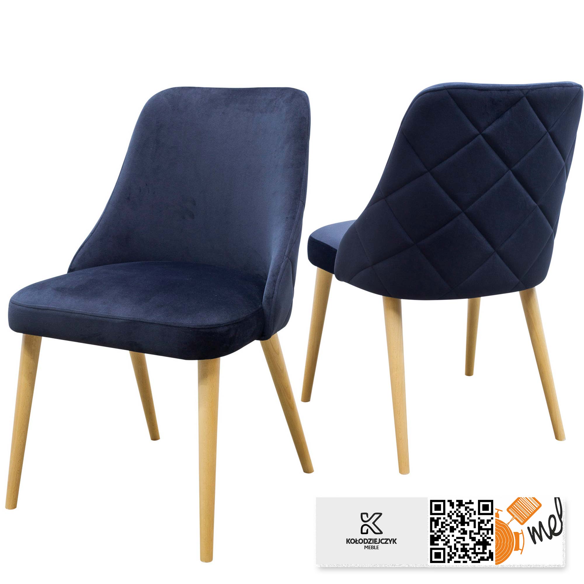 krzeslo k116 nowoczesne tapicerowane nogi patyki do salonu