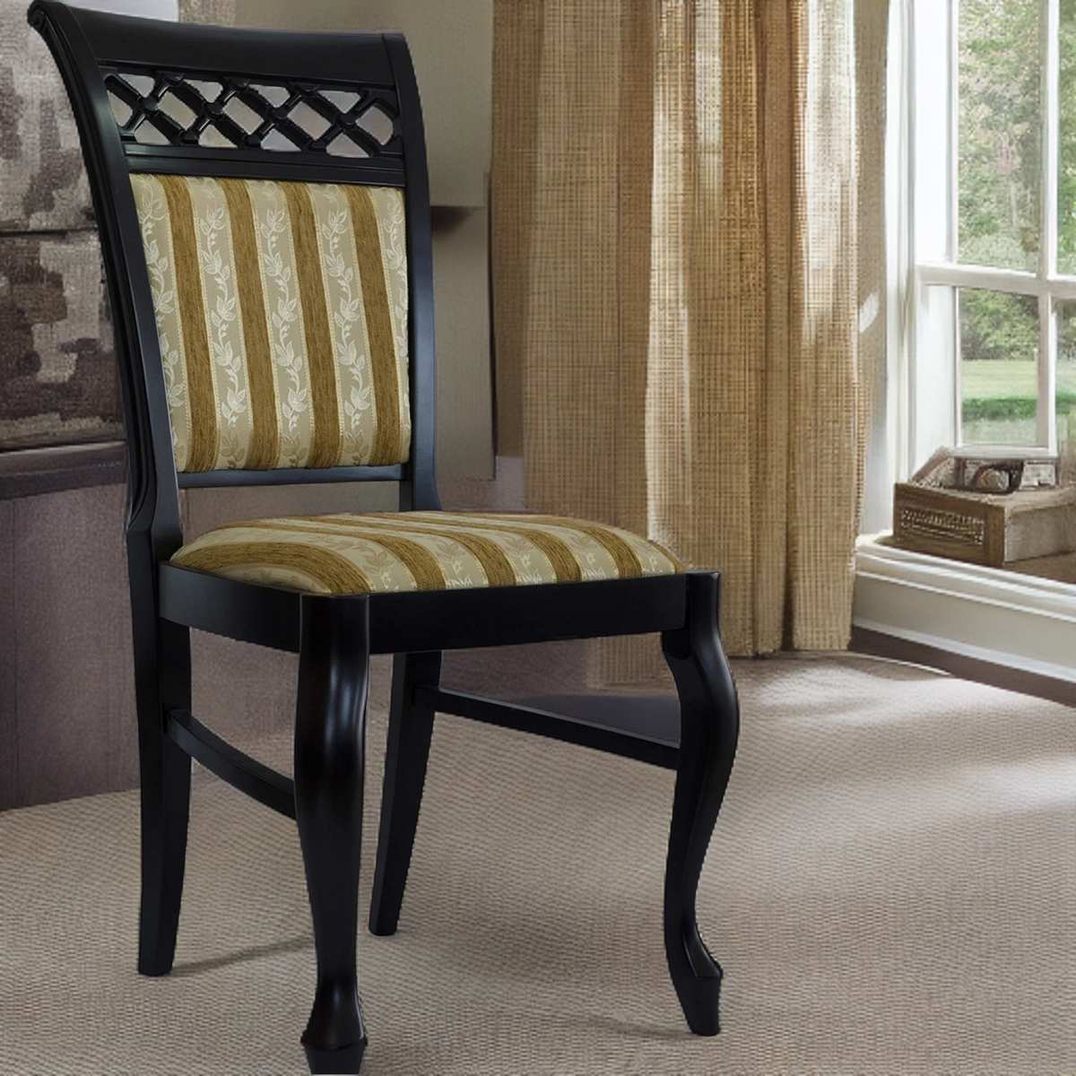 Krzeslo K76 - krzesła tapicerowane drewniane