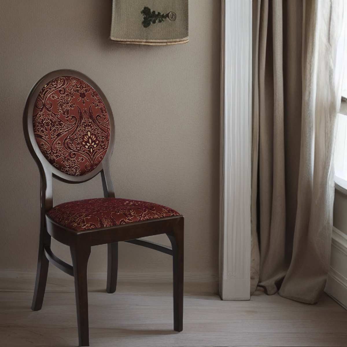 Krzeslo K92 - krzesła drewniane tapicerowane do jadalni