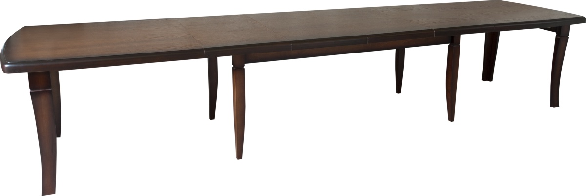 Stół S12 rozkładany drewniany 8 nóg po rozłożeniu
