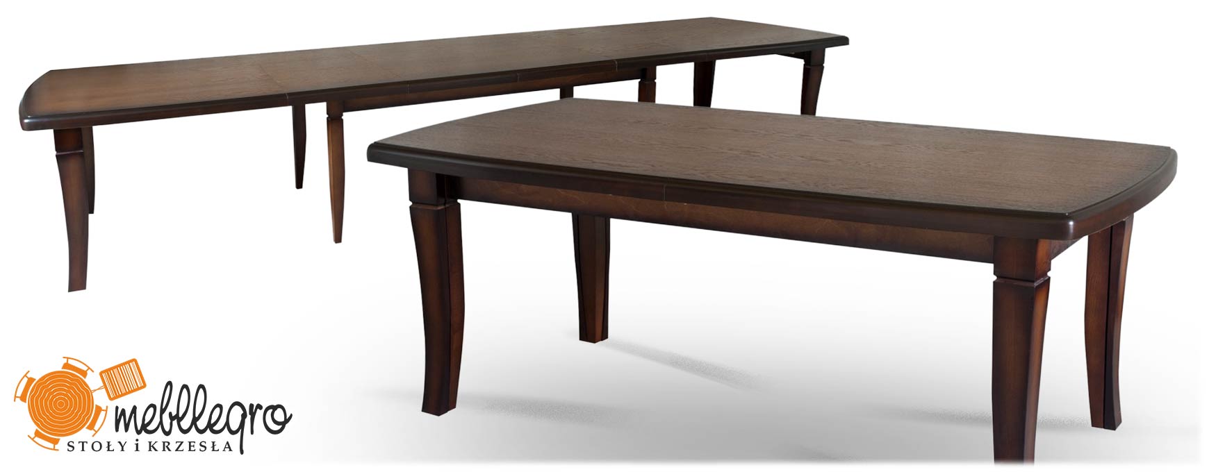 Stół S12 rozkładany drewniany 8 nóg
