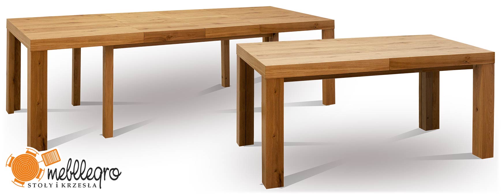 Stół S26 rozkładany drewniany 8 nóg