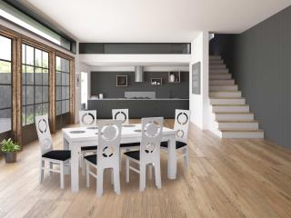 Pomysły na stół z krzesłami do małej i dużej kuchni