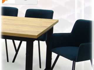 Stół S70 i krzesła do wnętrza loft