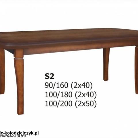 stół s2 - zdjęcie stołu pochodzi z www.meble-kolodziejczyk.pl