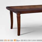 Stół drewniany S01 nogi Diament detal / MEBLLEGRO CLASSIC