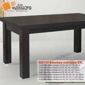 stół s08 wymiary standardowe / stoły drewniane rozkładane