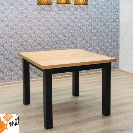 Stół kwadratowy z dostawkami drewniany rozkładany