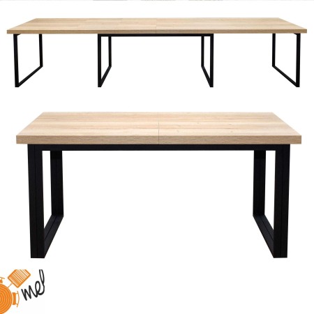 Stół Rozkładany S70 z Metalowymi Nogami - Elegancja i Funkcjonalność