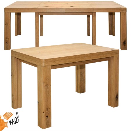 Rozkładany stół 8 nóg S75 drewniany zaowalony
