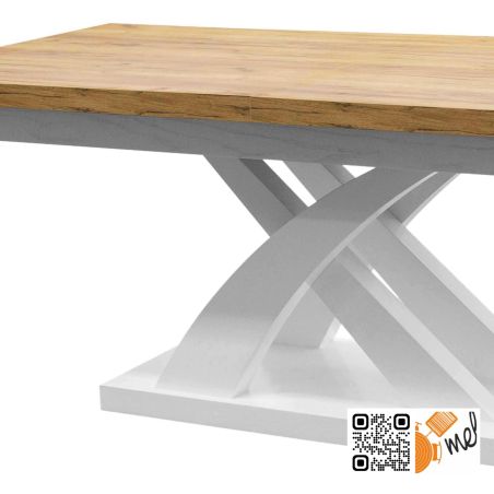 Nowoczesny Stół S29 X Drewniany Z Białymi Nogami