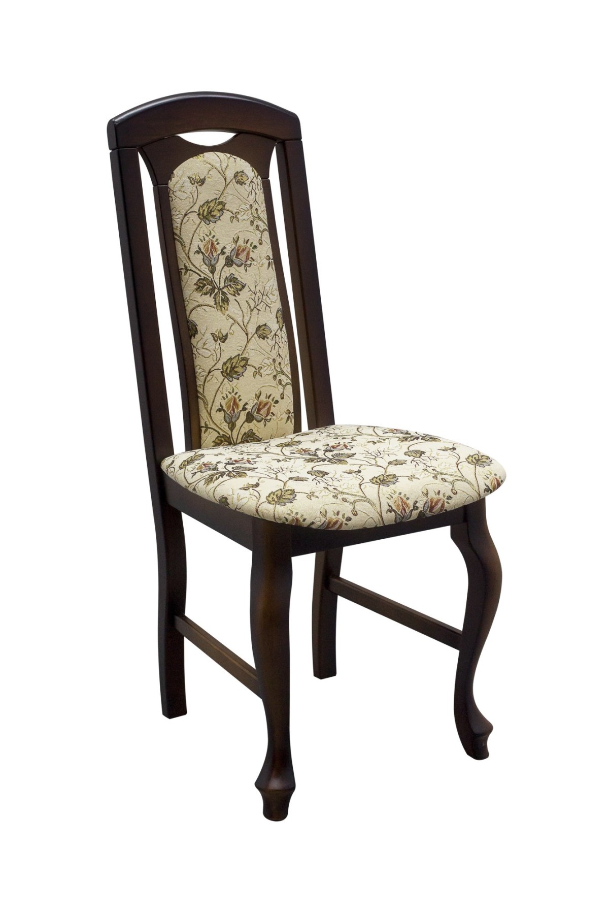Krzesło drewniane K146 Ludwik tapicerowane stylowe