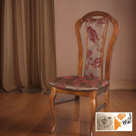 Drewniane krzesło K05 Dama klasyczne ludwikowskie