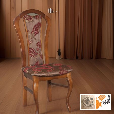 Drewniane krzesło K05 Dama klasyczne ludwikowskie