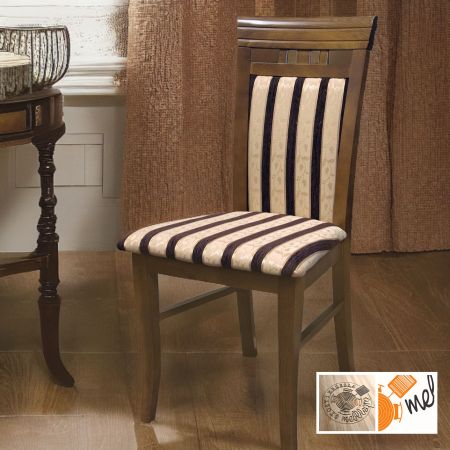Stylowe krzesło K14 Eryk drewniane i tapicerowane