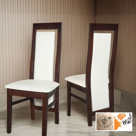 Nowoczesne krzesło K24 Kansas drewniane tapicerowane