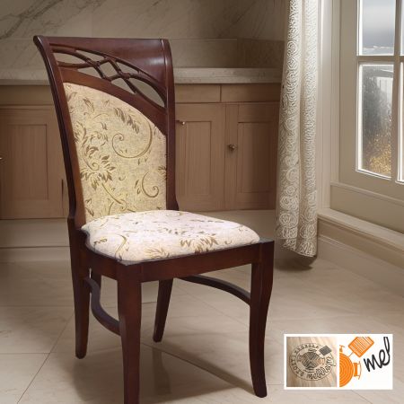 Krzesło drewniane K29 tapicerowane stylowe tkaniny