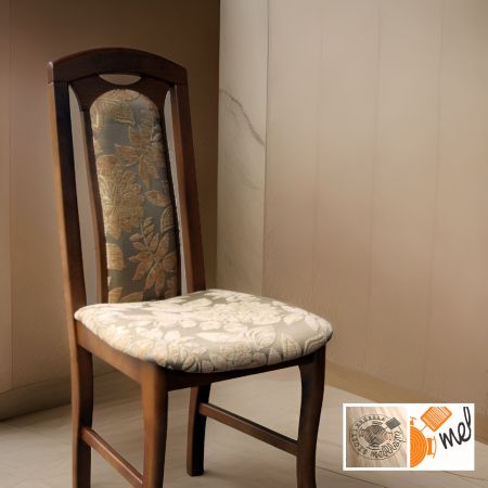 Krzesło tapicerowane K32 drewniane stylowe obicie