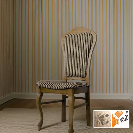 Krzesło tapicerowane K33 Ludwik drewniane stylowe