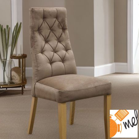 Tapicerowane Krzesło K113 Pikowane - Eleganckie i Komfortowe