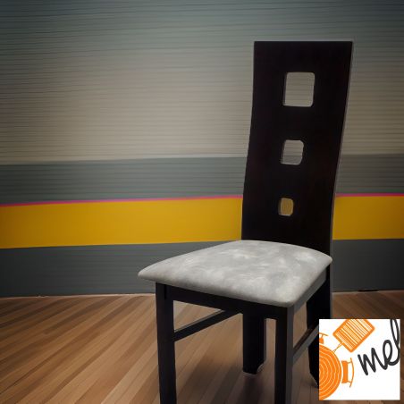 Wygodne krzesło K133 z tapicerowanym siedziskiem