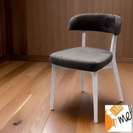 Eleganckie i Komfortowe Krzesło z Welurową Tapicerką
