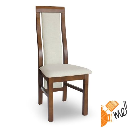 Tapicerowane Krzesło z Wysokim Oparciem