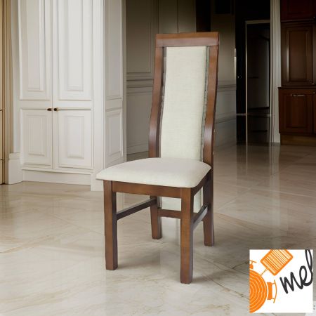 Eleganckie Krzesło Tapicerowane K73: Luksusowy Design, Wygodne Wysokie Oparcie
