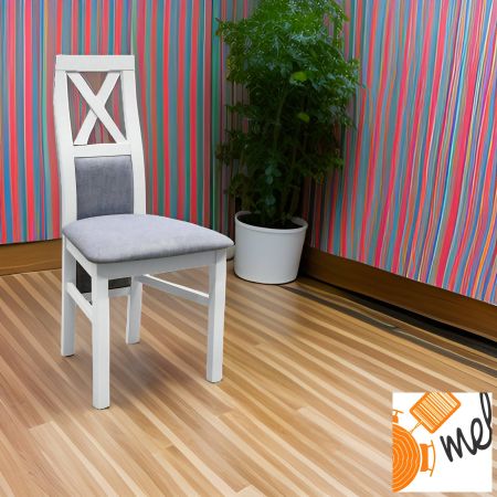 Stylowe i wygodne krzesło z tapicerowanym siedziskiem