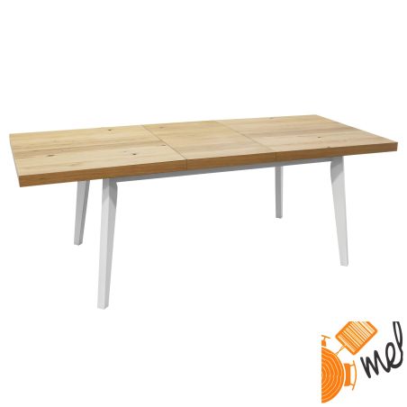 Dębowy stół rozkładany S67 styl skandynawski