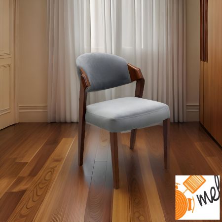 designerskie krzesło tapicerowane
