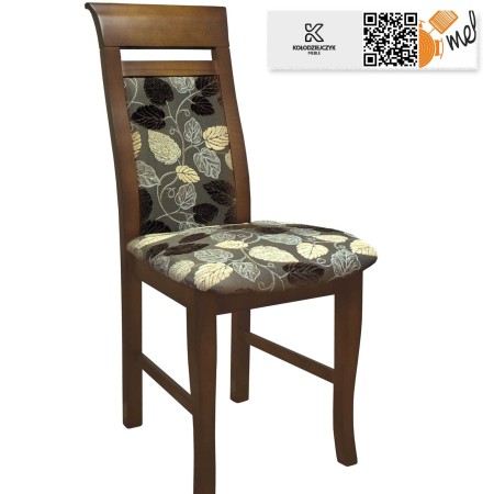 krzeslo k11 drewnaine tapicerowane diament