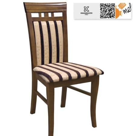 Krzesło tapicerowane K14 Diament drewniane stylowe