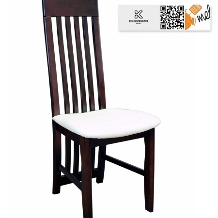 krzeslo k23 drewnaine wysokie oparcie szczebelek