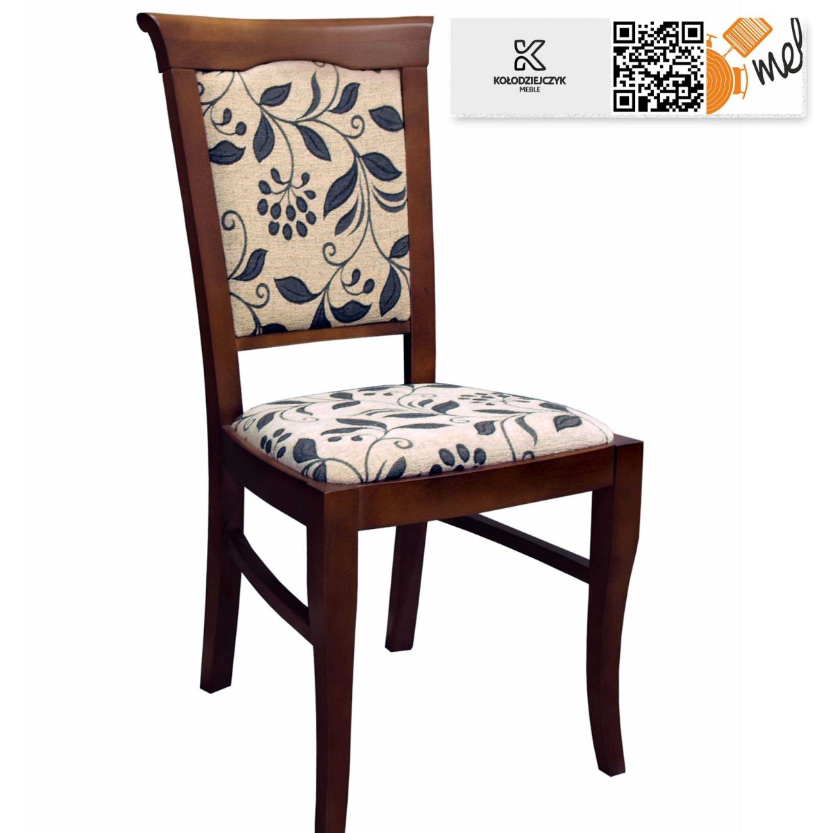 Tapicerowane krzesło K31 Turek drewniane stylowe