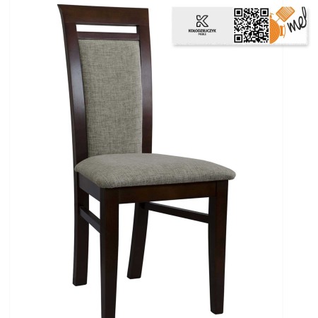 krzeslo k43 drewnaine oparcie tapicerowane