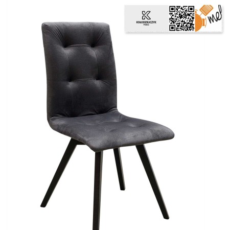 krzeslo k122 drewniane tapicerowane styl skandynawski