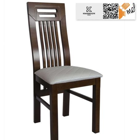 Krzesło drewniane K41 wysokie oparcie szczebelek