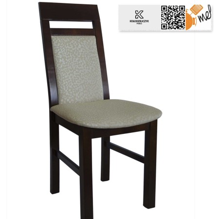Klasyczne Krzesło K44 Tapicerowane Siedzisko i Oparcie