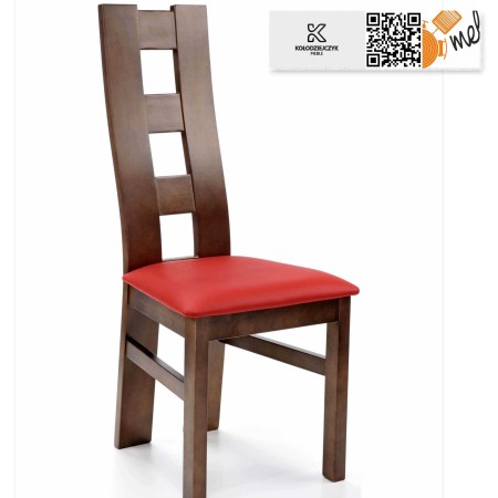 krzeslo k54 drewnaine oparcie wysokie kwadraty