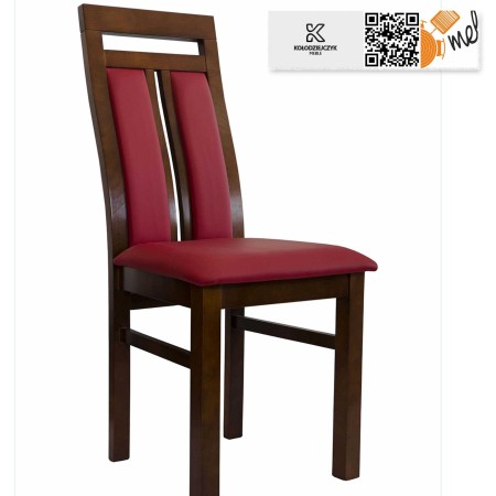 krzeslo k59 drewnaine nowoczesne oparcie tapicerowane