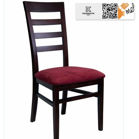 Krzesło drewniane K72 oparcie typu drabinka