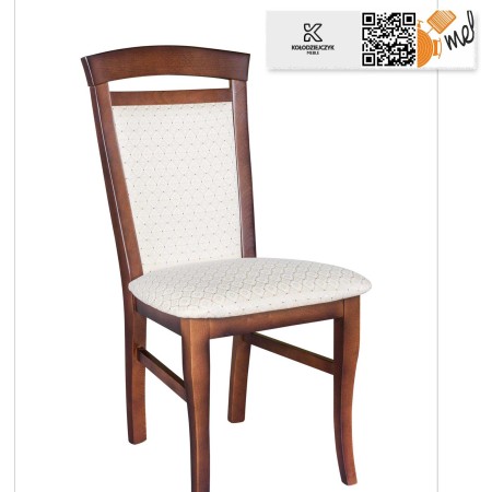 krzeslo k91 drewnaine tapicerowane