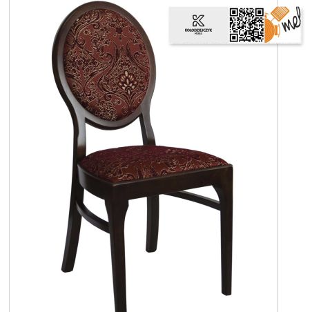 Krzesło K92 Patelnia tapicerowane drewniane klasyczne