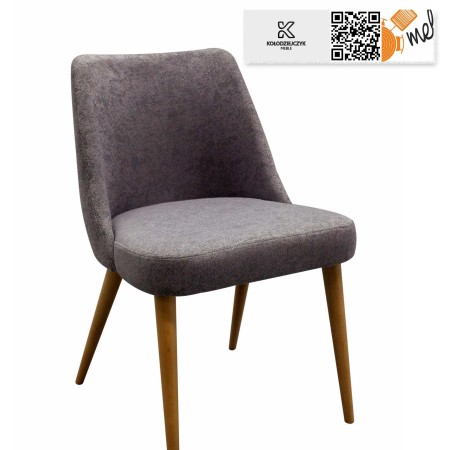 krzeslo K115 nowoczesne tapicerowane nogi patyki